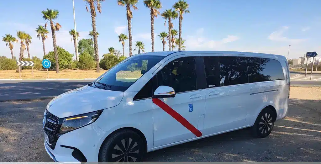 Mercedes V250D V Class en viaje internacional