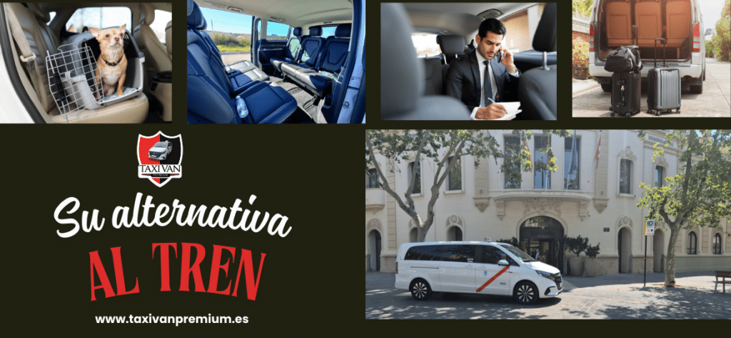 Taxi Van Grande alternativa al tren
