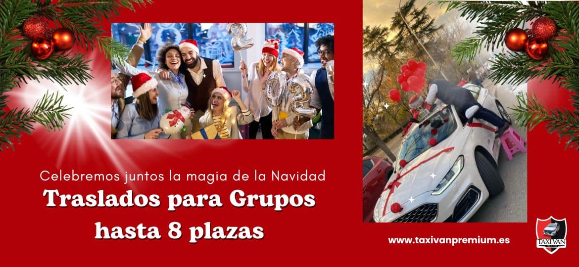 Taxi Van Grande comidas Navidad